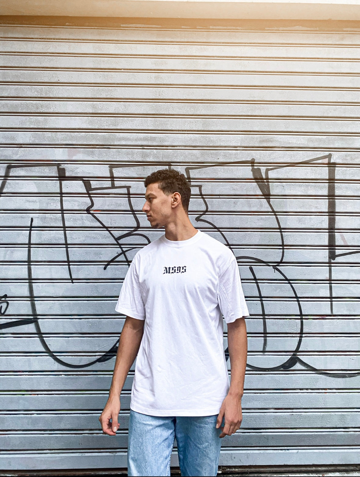 White Motel95 tee